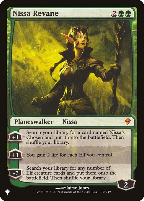 Nissa Revane (The List) Near Mint