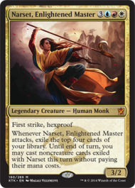 Narset, Enlightened Master (Khans of Tarkir) Light Play
