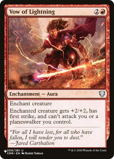 Vow of Lightning (The List) Near Mint