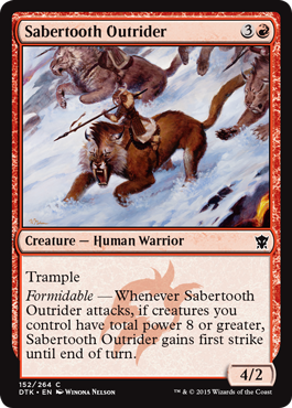 Sabertooth Outrider (Dragons of Tarkir) Near Mint