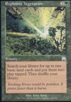 Explosive Vegetation (Onslaught) Medium Play Foil