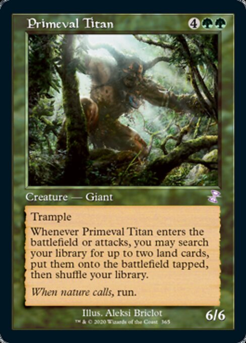 Primeval Titan (Time Spiral Remastered) Near Mint