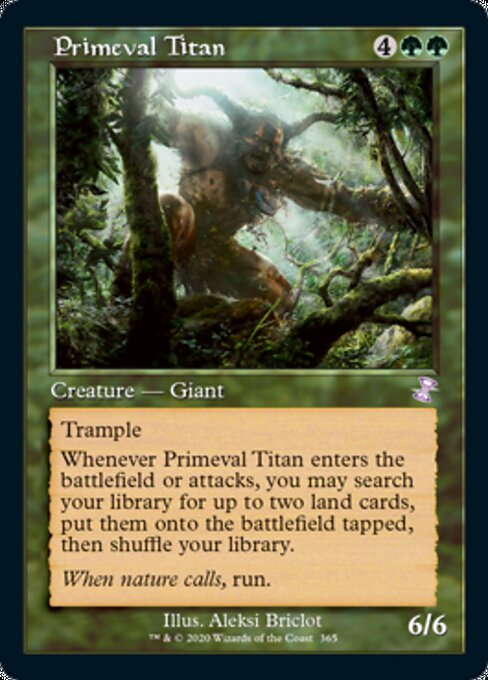 Primeval Titan (Time Spiral Remastered) Near Mint Foil