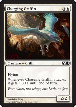 Charging Griffin (Magic 2014 Core Set) Light Play