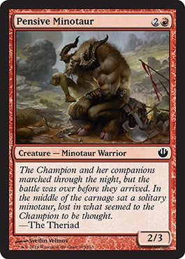 Pensive Minotaur (Journey into Nyx) Near Mint