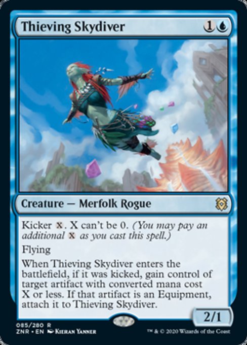 Thieving Skydiver (Zendikar Rising) Near Mint