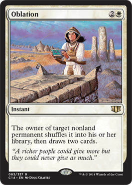 Oblation (Commander 2014 Edition) Light Play