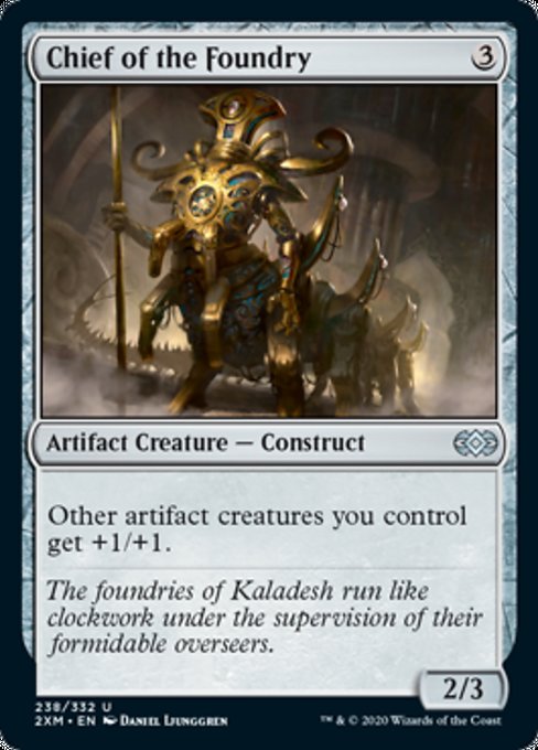 Chief of the Foundry (Double Masters) Near Mint Foil