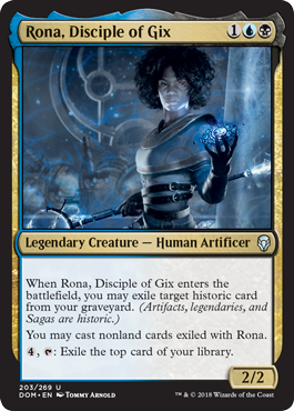 Rona, Disciple of Gix (Dominaria) Near Mint