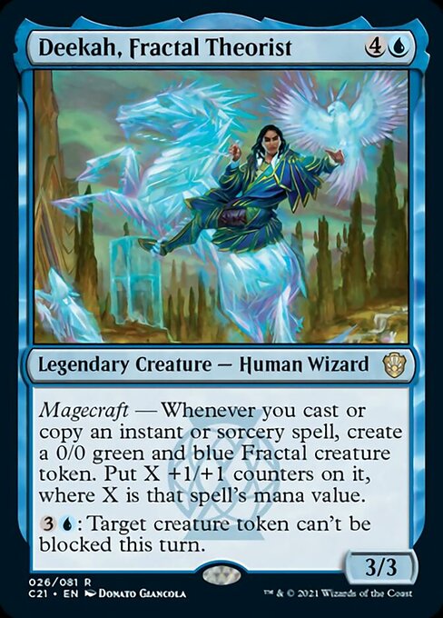 Deekah, Fractal Theorist (Commander 2021 Strixhaven) Near Mint