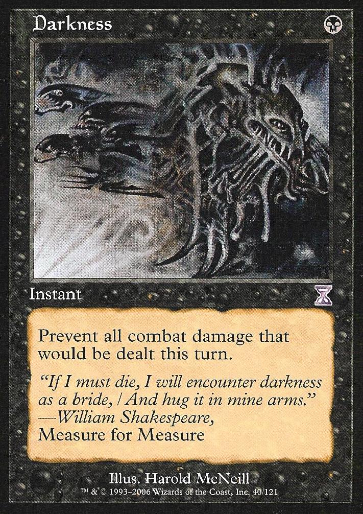 Darkness (Time Spiral Time Shifted) Near Mint