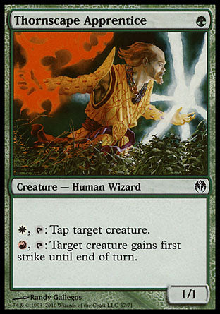 Thornscape Apprentice (Duel Decks: Phyrexia vs The Coalition) Medium Play