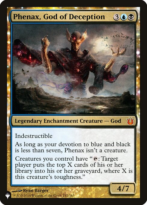 Phenax, God of Deception (The List) Near Mint