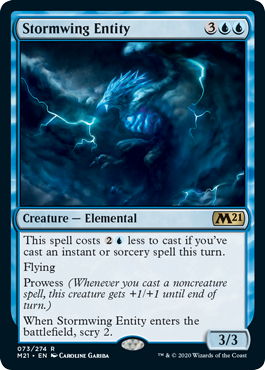 Stormwing Entity (Magic 2021 Core Set) Medium Play