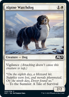 Alpine Watchdog (Magic 2021 Core Set) Near Mint