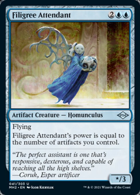 Filigree Attendant (Modern Horizons 2) Near Mint