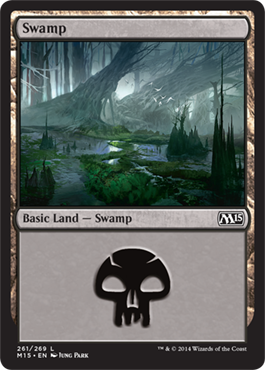 Swamp (261) (Magic 2015 Core Set) Light Play