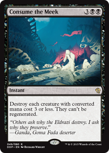 Consume the Meek (Duel Decks: Zendikar vs Eldrazi) Near Mint