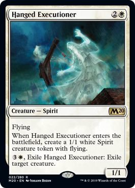 Hanged Executioner (Magic 2020 Core Set) Medium Play