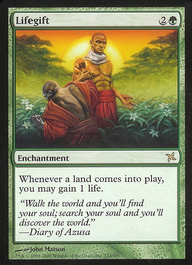 Lifegift (Betrayers of Kamigawa) Medium Play