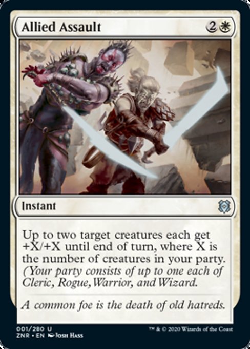 Allied Assault (Zendikar Rising) Medium Play