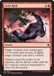 Swift Kick (Khans of Tarkir) Near Mint Foil