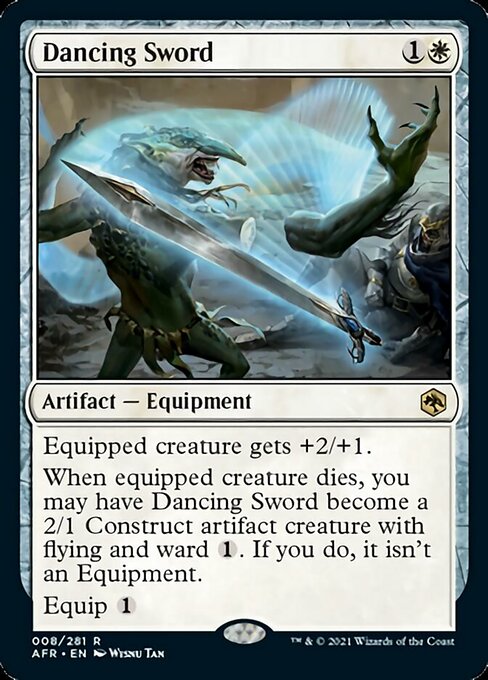 Dancing Sword (Adventures in the Forgotten Realms) Light Play Foil