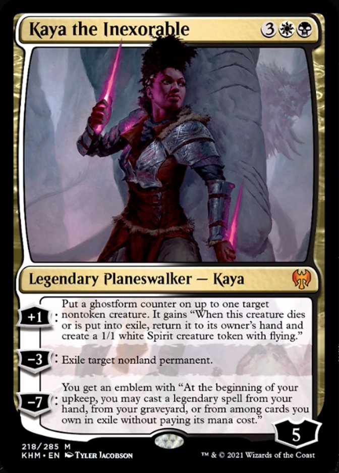 Kaya the Inexorable (Kaldheim) Near Mint Foil