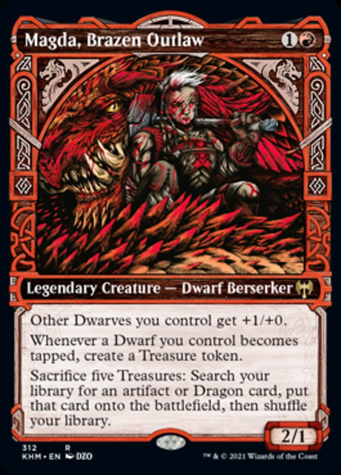 Magda, Brazen Outlaw (Showcase) (Kaldheim) Near Mint