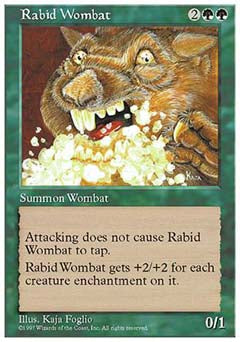 Rabid Wombat (5th Edition) Medium Play