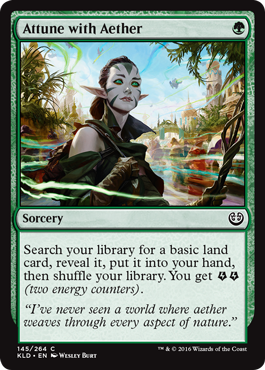 Attune with Aether (Kaladesh) Medium Play