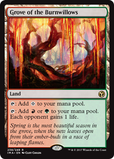 Grove of the Burnwillows (Iconic Masters) Near Mint Foil