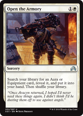 Open the Armory (Shadows Over Innistrad) Medium Play Foil