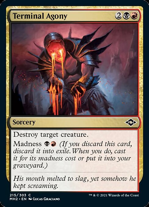 Terminal Agony (Modern Horizons 2) Medium Play