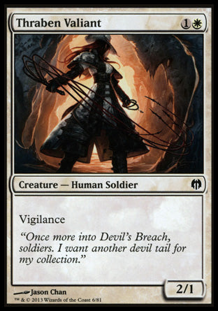 Thraben Valiant (Duel Decks: Heroes vs Monsters) Near Mint