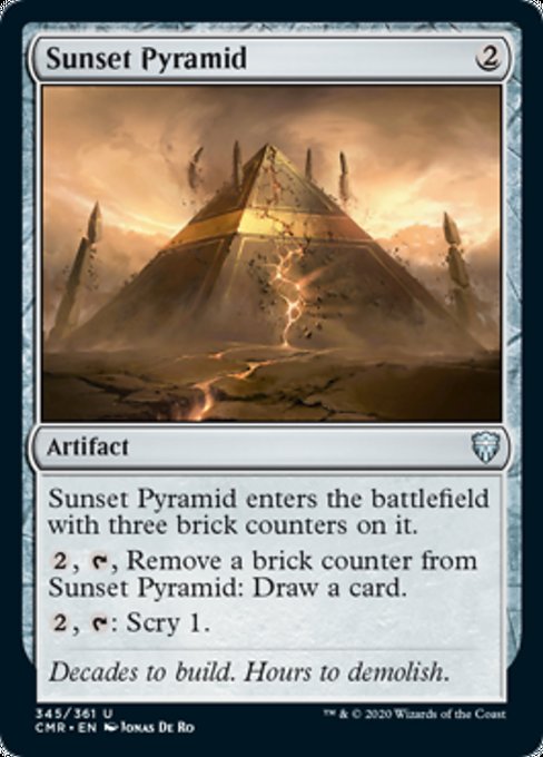 Sunset Pyramid (Commander Legends) Near Mint Foil