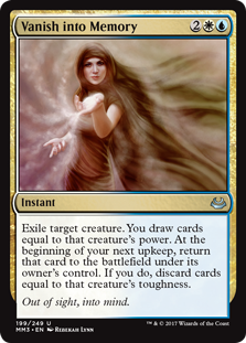 Vanish into Memory (Modern Masters 2017) Medium Play