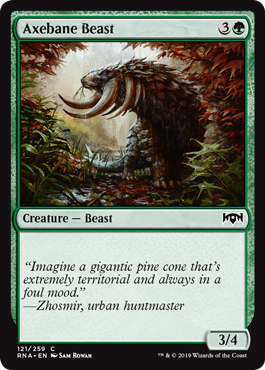 Axebane Beast (Ravnica Allegiance) Near Mint