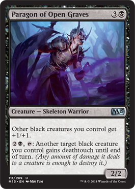 Paragon of Open Graves (Magic 2015 Core Set) Heavy Play