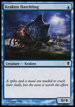 Kraken Hatchling (Zendikar) Medium Play