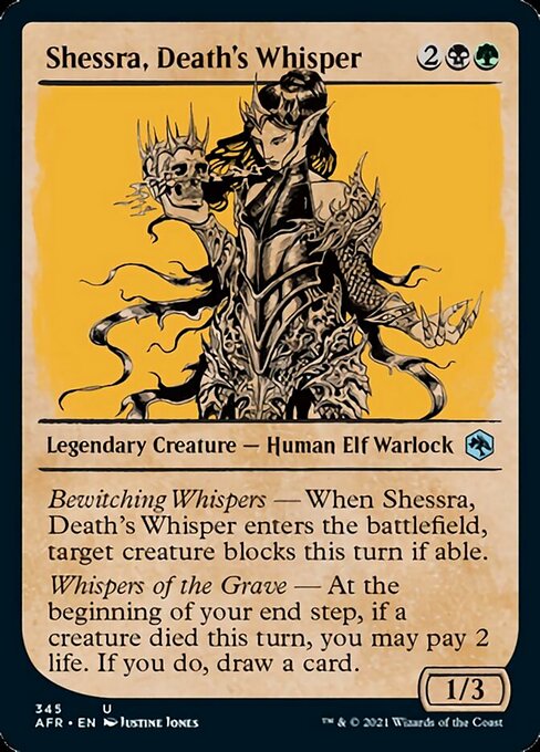 Shessra, Death's Whisper (Showcase) (Adventures in the Forgotten Realms) Near Mint Foil