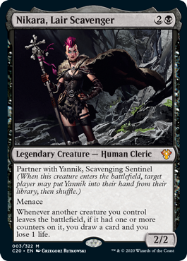 Nikara, Lair Scavenger (Commander 2020 Ikoria) Light Play Foil