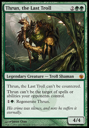 Thrun, the Last Troll (Mirrodin Besieged) Medium Play Foil