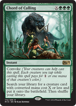 Chord of Calling (Magic 2015 Core Set) Near Mint Foil