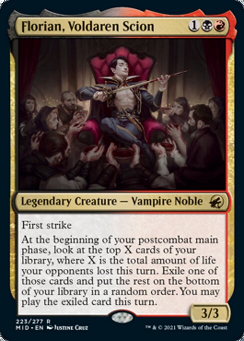 Florian, Voldaren Scion (Innistrad: Midnight Hunt) Near Mint