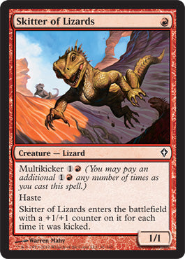 Skitter of Lizards (Worldwake) Medium Play Foil