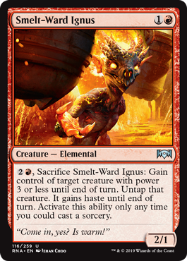 Smelt-Ward Ignus (Ravnica Allegiance) Near Mint