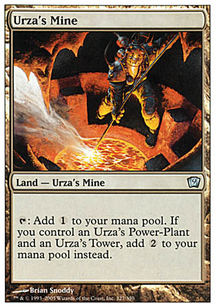 Urza's Mine (9th Edition) Medium Play Foil