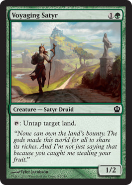 Voyaging Satyr (Theros) Light Play