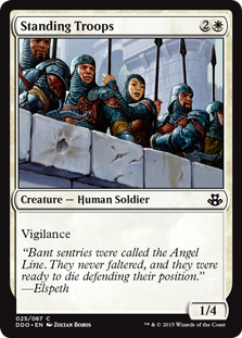 Standing Troops (Duel Decks: Kiora vs Elspeth) Near Mint